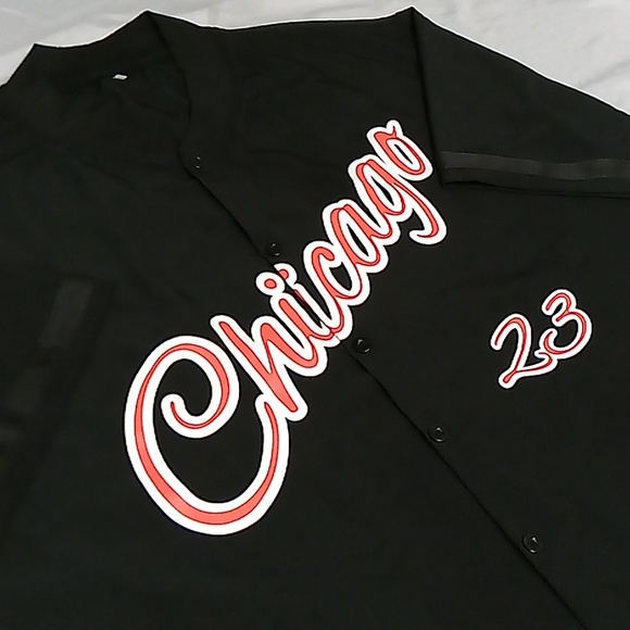 Surplus..Short Sleeve Button Down..Sz XL..Black&Red - Picture 2 of 5